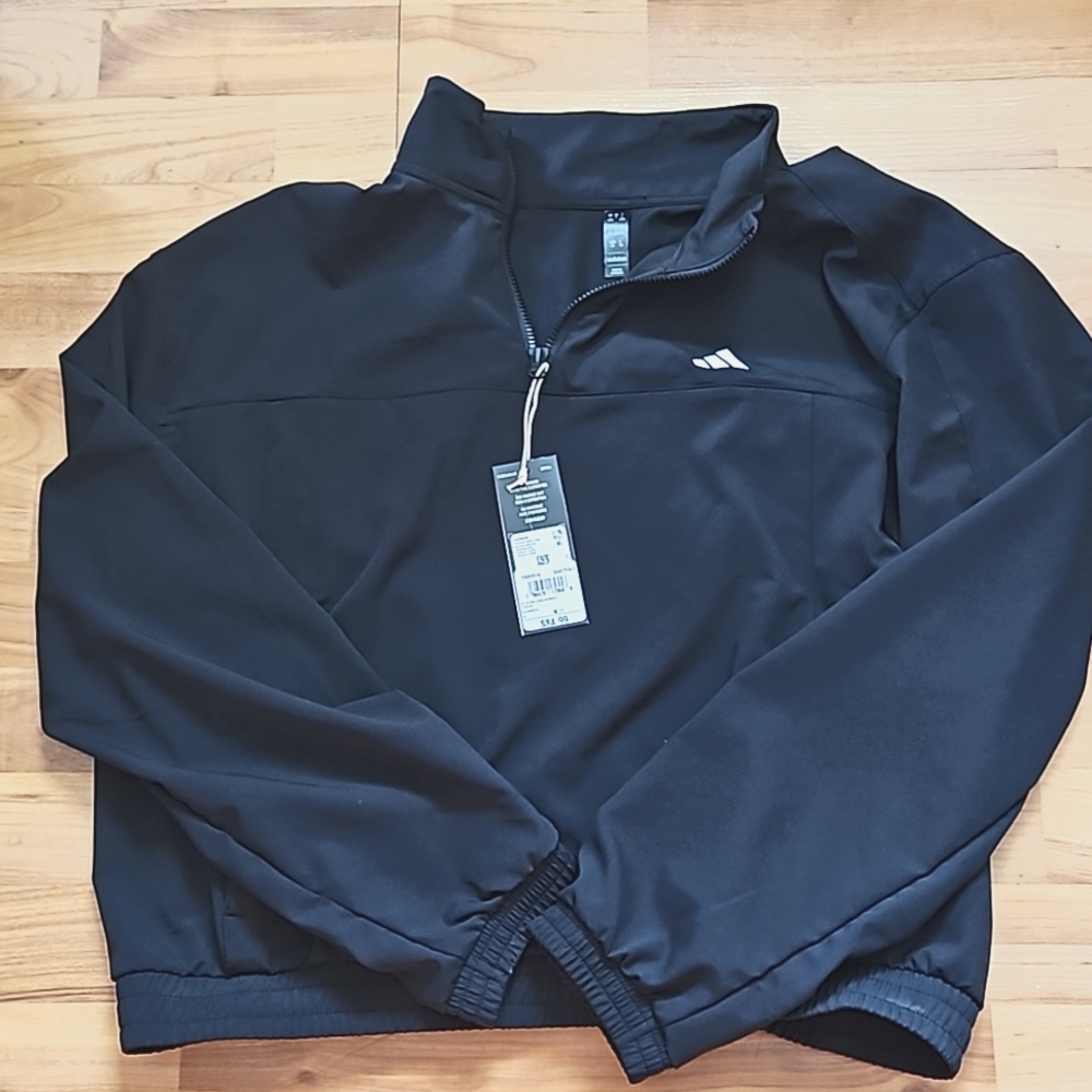 Adidas black shirt, L - NWT